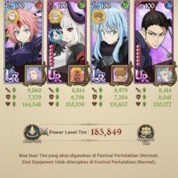 Asia |4.3M CC| 5LR + 6UR + Many Collabs (Ludociel4/6,Milim6/6,Rimuru,Elizabeth3/6,Lancelot & etc) |Unlinked| CheckSS (SDS1357) 4